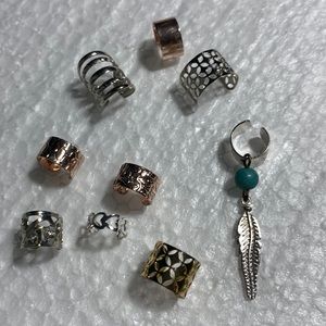 Nine Ear Cuffs